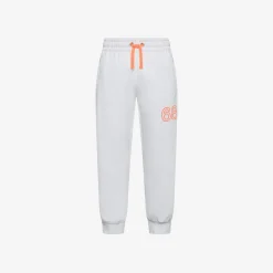 Fashion Pantaloni in felpa di cotone bianco panna Bambino Pantaloni|Felpe