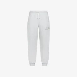New Pantaloni in felpa di cotone bianco panna Bambino Pantaloni|Felpe