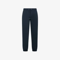 Sale Pantaloni in felpa di cotone blu navy Uomo Pantaloni|Felpe
