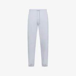 Online Pantaloni in felpa di cotone bianco panna Uomo Pantaloni|Felpe