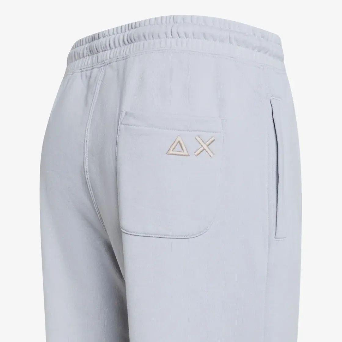 Online Pantaloni in felpa di cotone bianco panna Uomo Pantaloni|Felpe