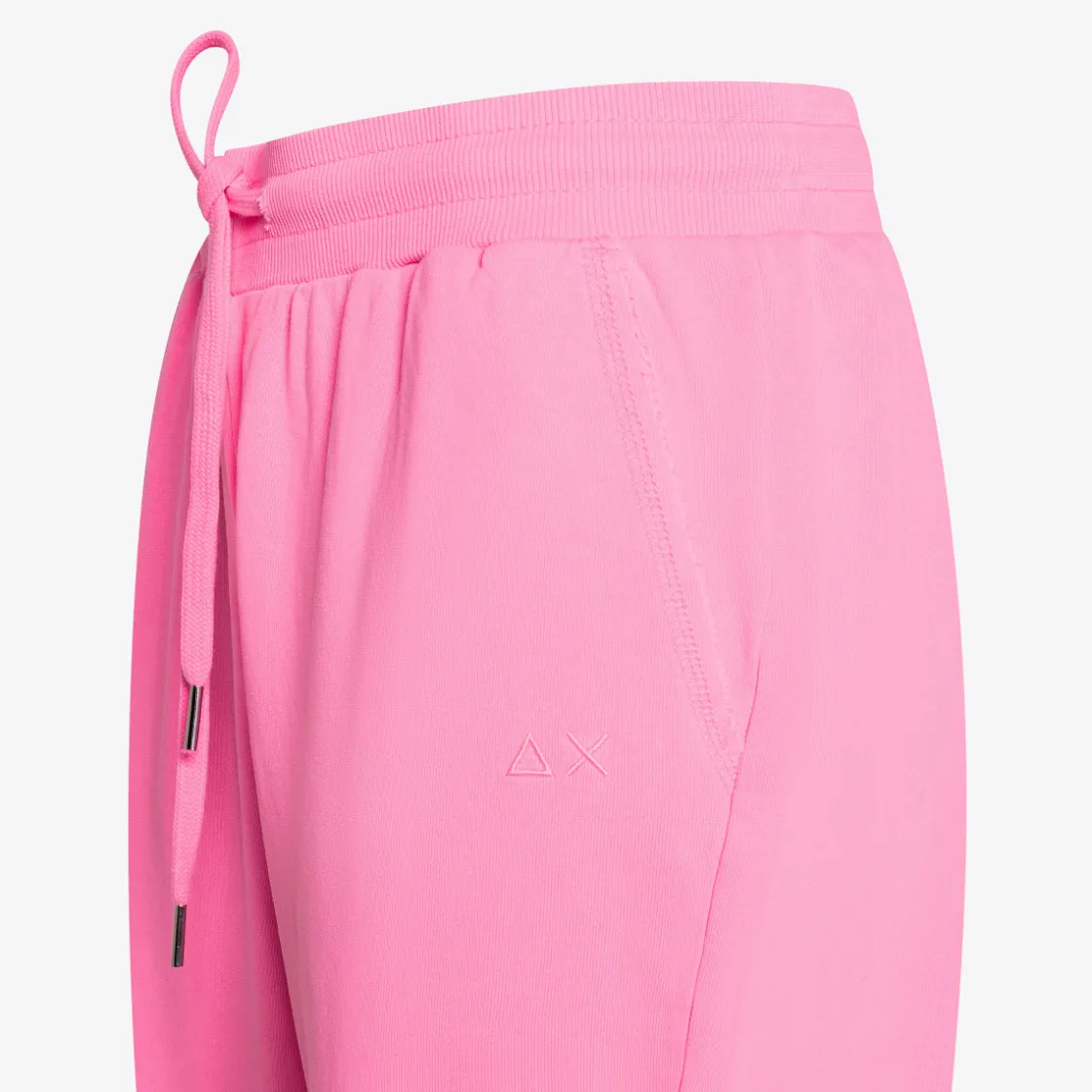 Clearance Pantaloni in felpa di cotone fucsia fluo Donna Pantaloni|Felpe