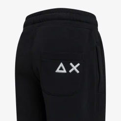 Hot Pantaloni in felpa di cotone nero Bambino Pantaloni|Felpe