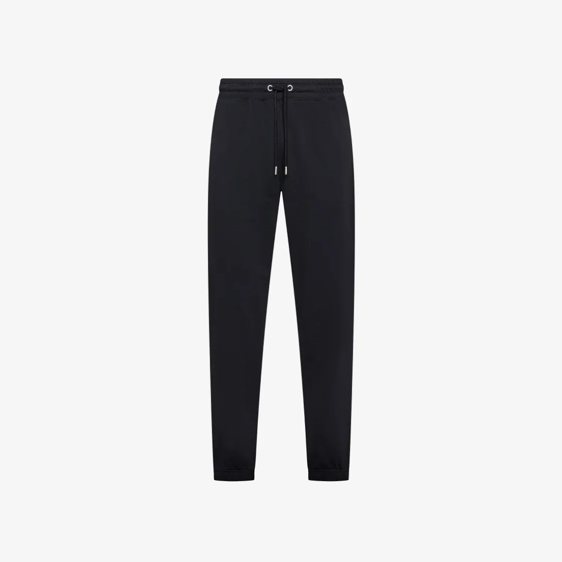 Outlet Pantaloni in felpa di cotone nero Uomo Pantaloni|Felpe