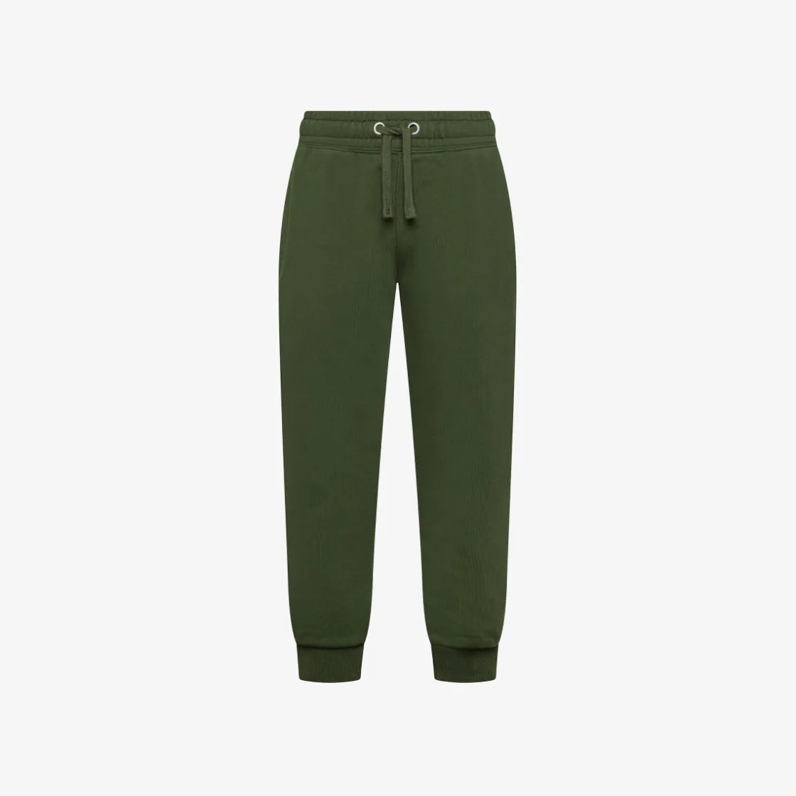 Sale Pantaloni in felpa di cotone verde scuro Bambino Pantaloni|Felpe