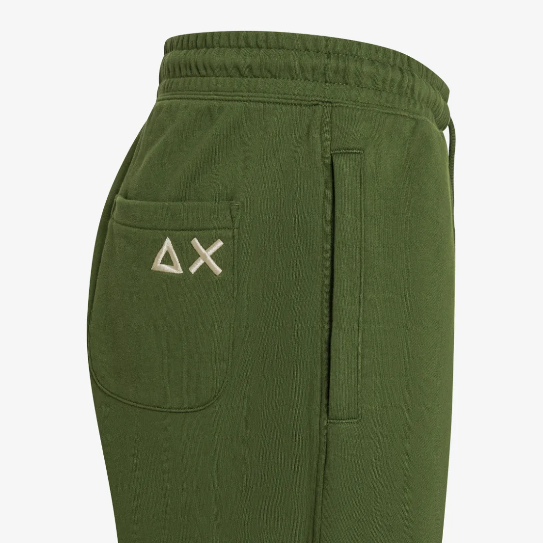 Best Pantaloni in felpa di cotone verde scuro Uomo Pantaloni|Felpe