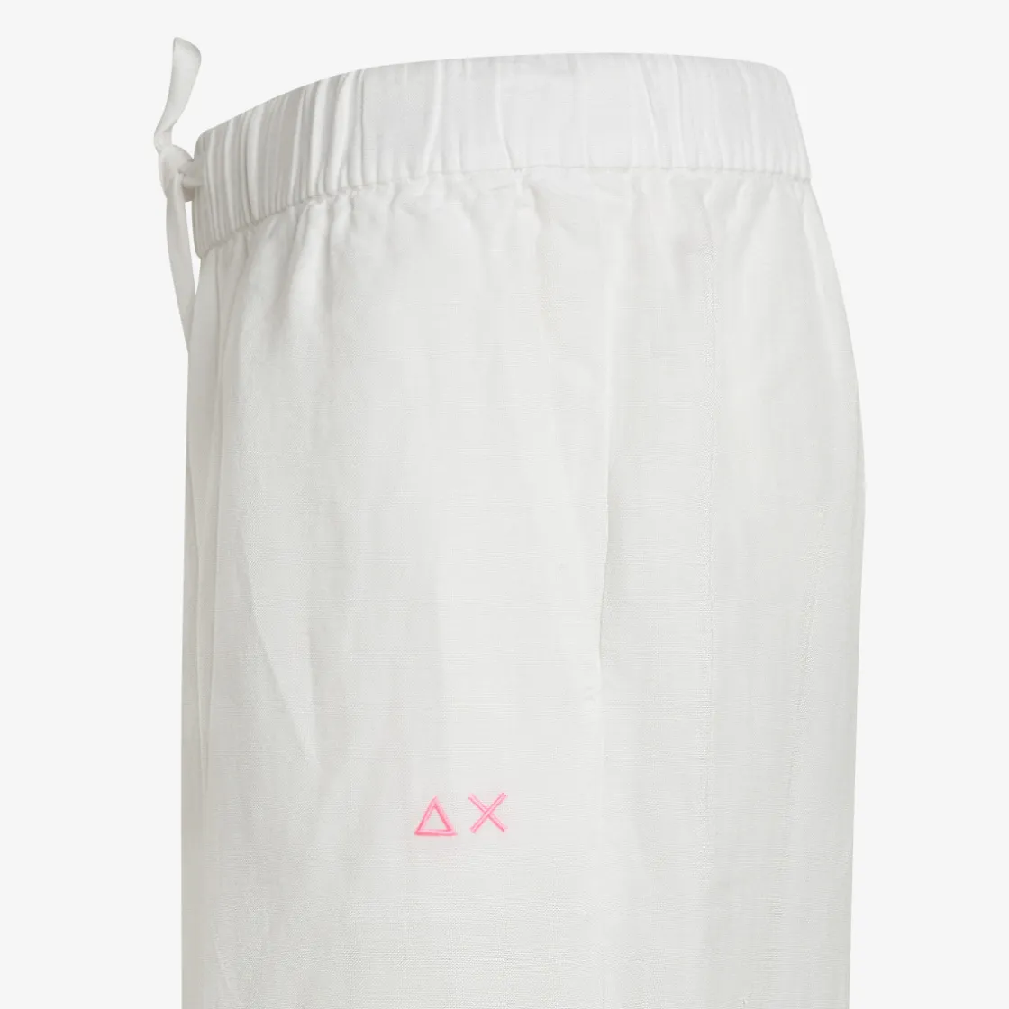 Best Pantaloni in lino bianco Donna Pantaloni|Beachwear Donna