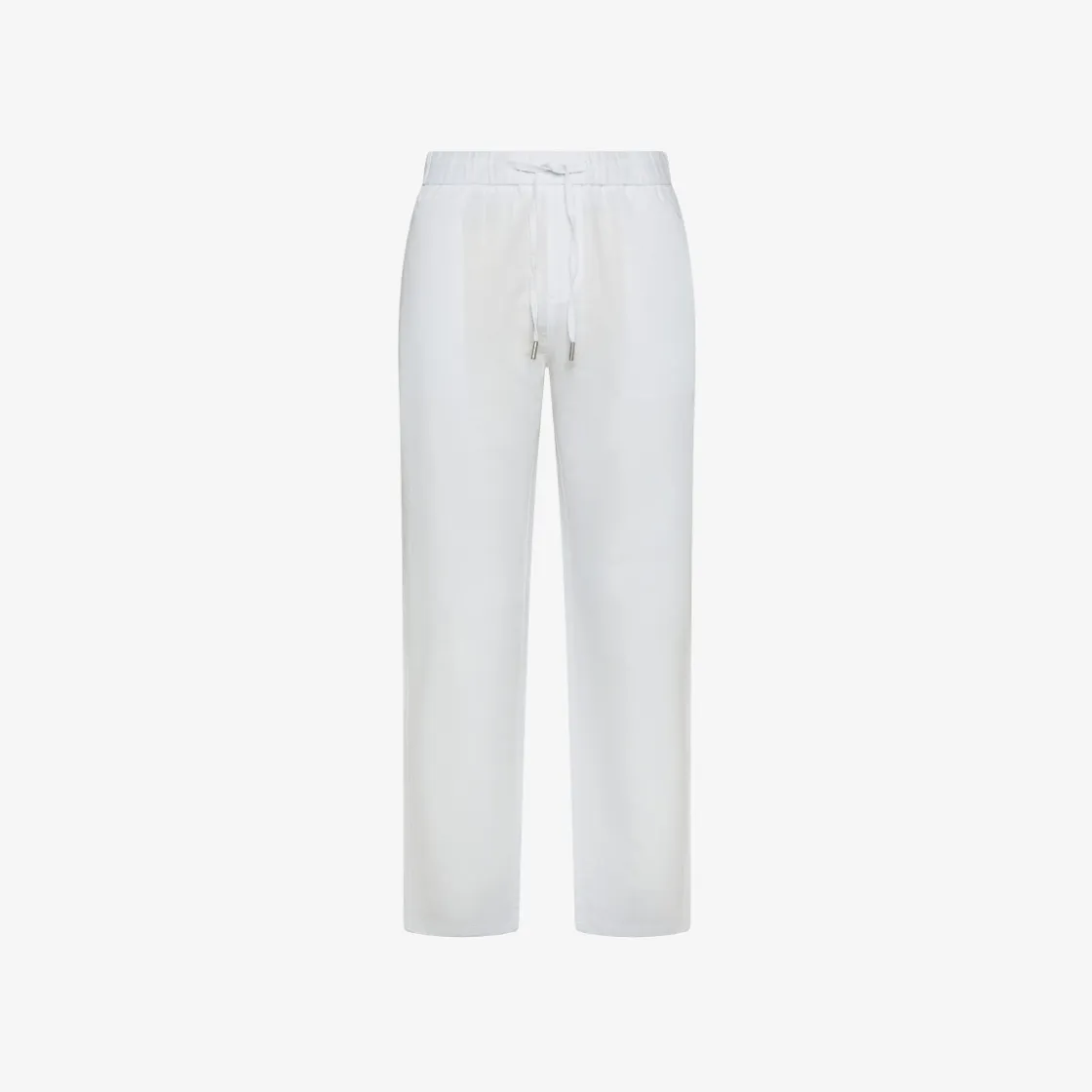 Clearance Pantaloni in lino e cotone bianco Uomo Pantaloni|Beachwear Uomo