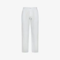 Best Pantaloni in lino e cotone sabbia Uomo Pantaloni|Beachwear Uomo