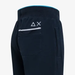 New Pantaloni in piquet di cotone blu navy Bambino Felpe|Pantaloni