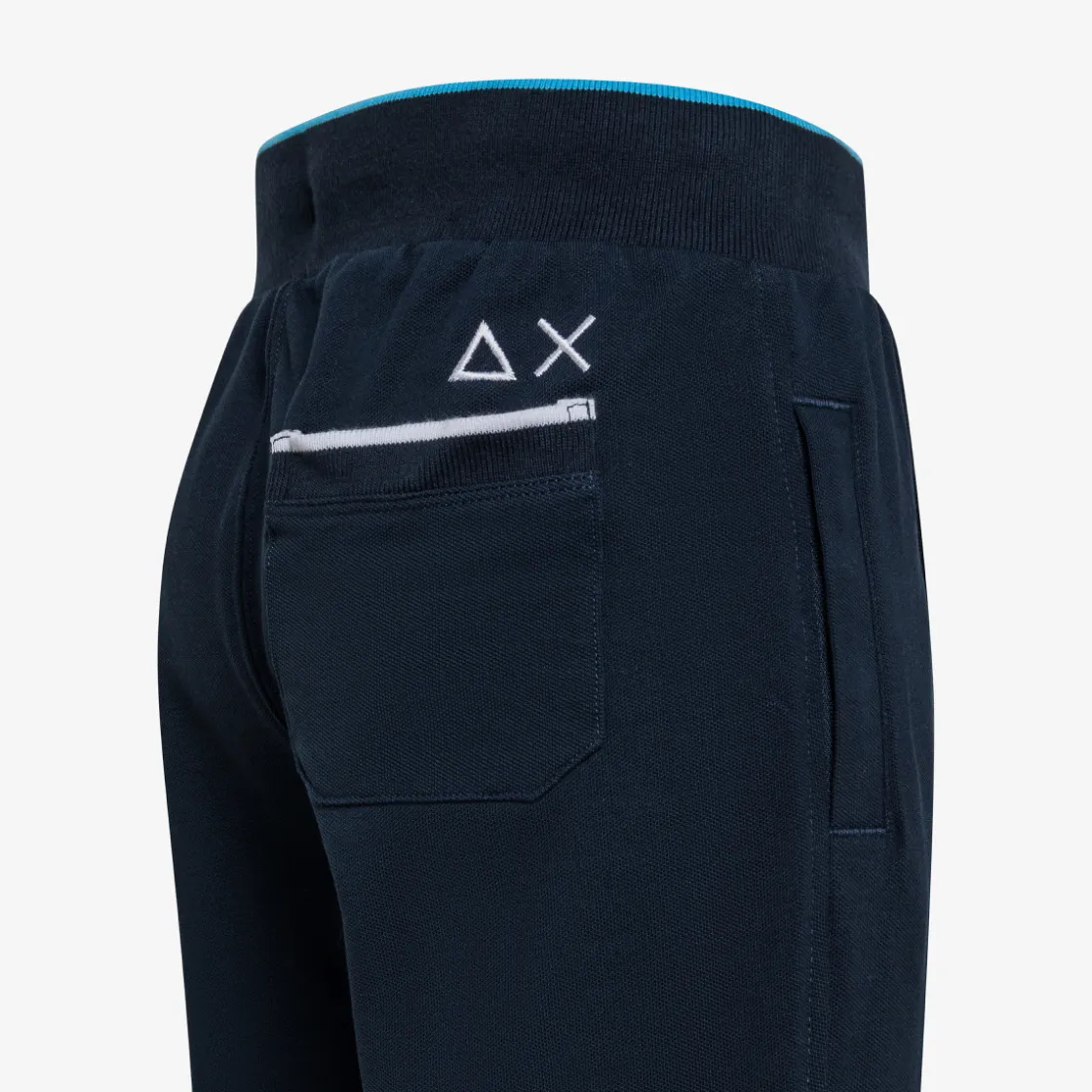 New Pantaloni in piquet di cotone blu navy Bambino Felpe|Pantaloni