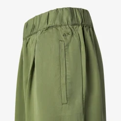 Clearance Pantaloni in tessuto fluido verde salvia Donna Pantaloni