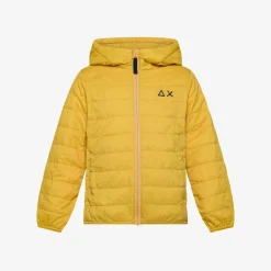 New Piumino in nylon giallo Bambino Giacche