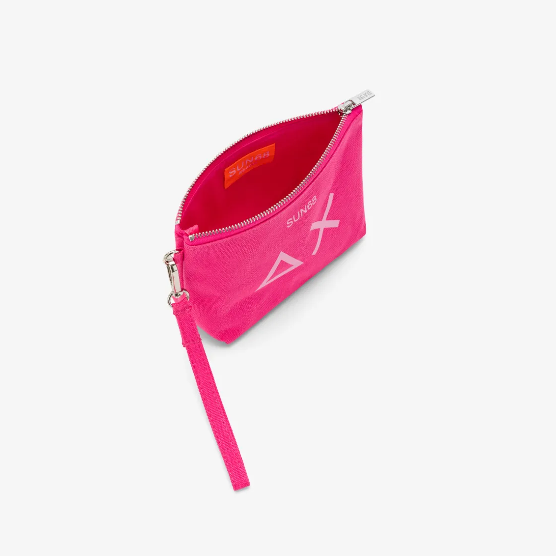 New Pochette in cotone fucsia Donna Borse|Accessori