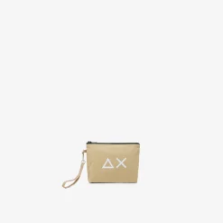 Discount Pochette in nylon beige Uomo Accessori|Borse
