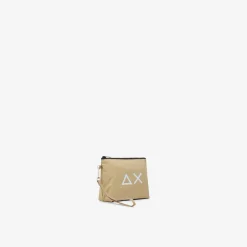 Discount Pochette in nylon beige Uomo Accessori|Borse