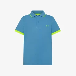 Discount Polo avio con dettagli fluo Bambino Polo