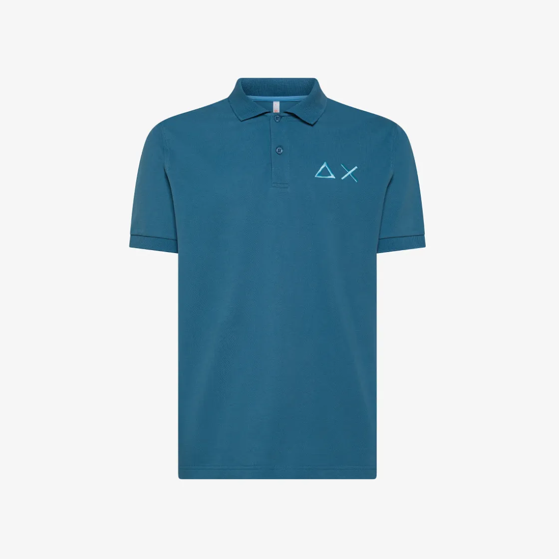Discount Polo avio scuro con maxi logo Uomo Polo