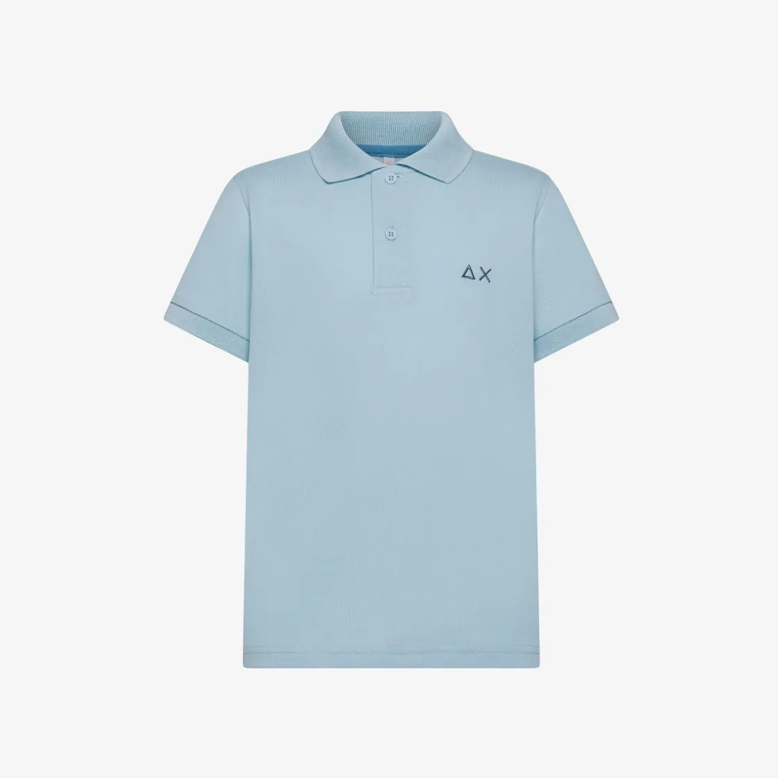 Discount Polo azzurra con logo ricamato Bambino Polo