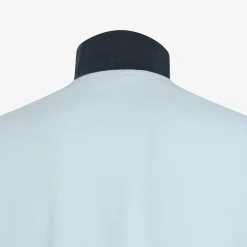 Sale Polo azzurra con sottocollo a contrasto Uomo Beachwear Uomo