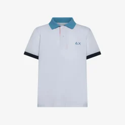 Best Polo bianca con dettagli a contrasto Bambino Polo