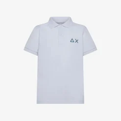 Discount Polo bianca con maxi logo Bambino Polo