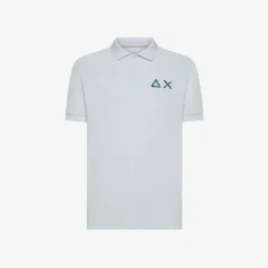 Fashion Polo bianca con maxi logo Uomo Polo