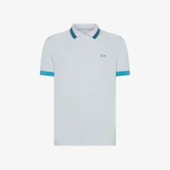 Sale Polo bianca con maxi riga Uomo Polo
