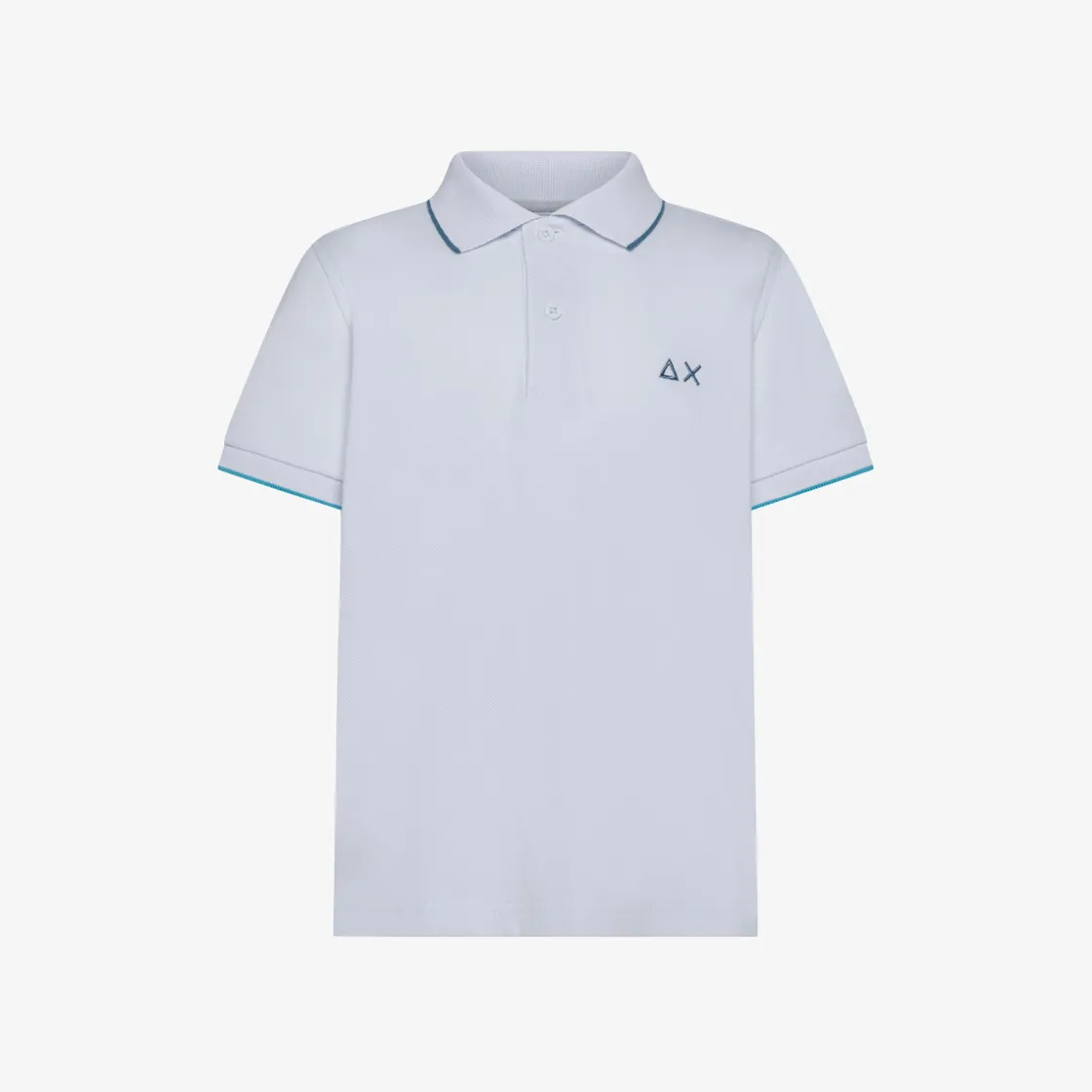 Discount Polo bianca con riga a contrasto Bambino Polo