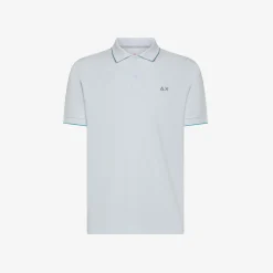 New Polo bianca con riga a contrasto Uomo Polo