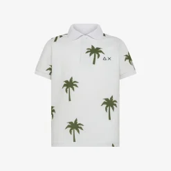 Sale Polo bianca con stampa Bambino Polo|Beachwear Bimbo