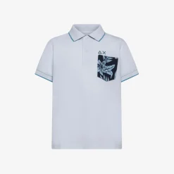 Clearance Polo bianca con taschino Bambino Polo