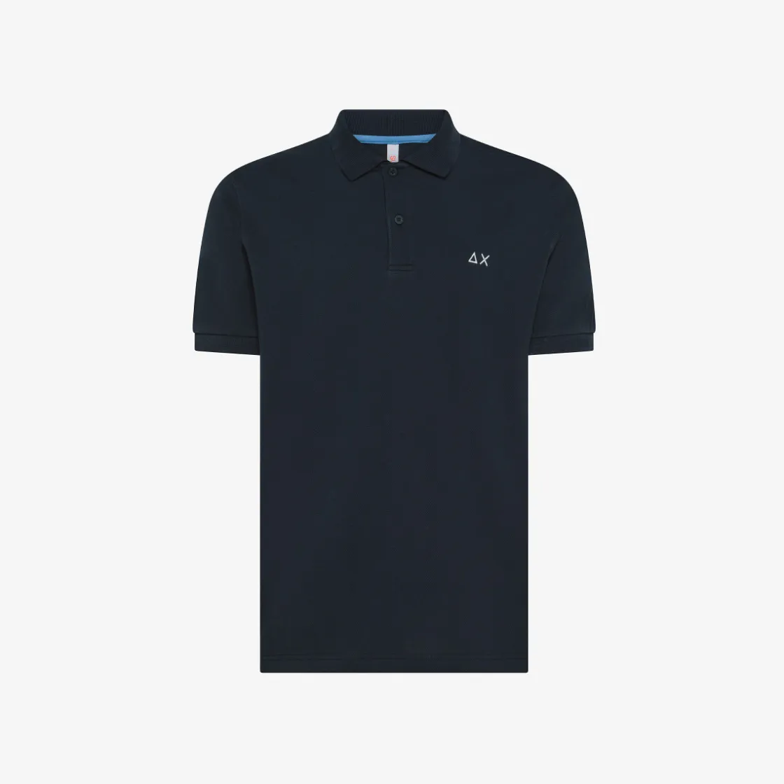 Discount Polo blu navy con logo ricamato Uomo Polo