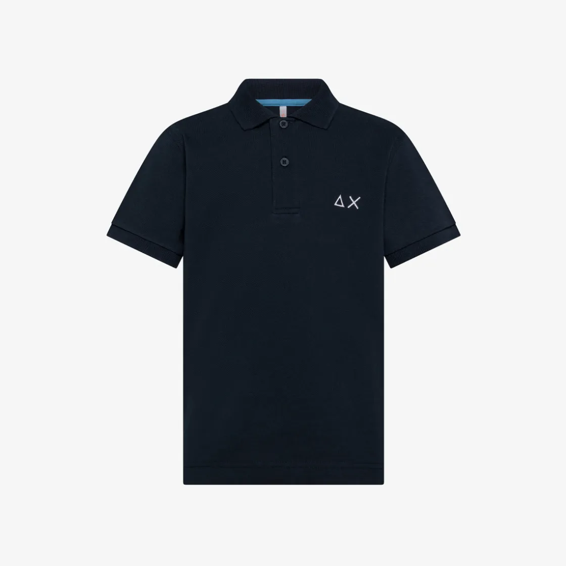 Hot Polo blu navy con logo ricamato Bambino Polo