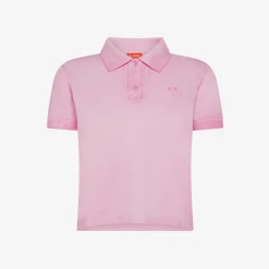 New Polo cropped in cotone geranio Donna Polo|Beachwear Donna
