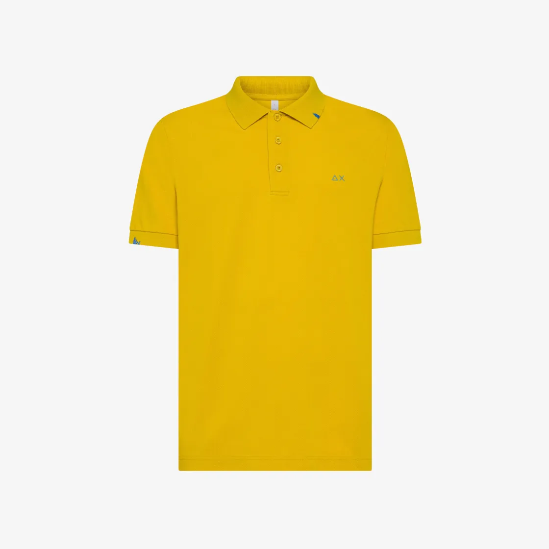 Outlet Polo gialla con dettagli destroyed Uomo Polo