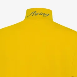 Outlet Polo gialla con dettagli destroyed Uomo Polo