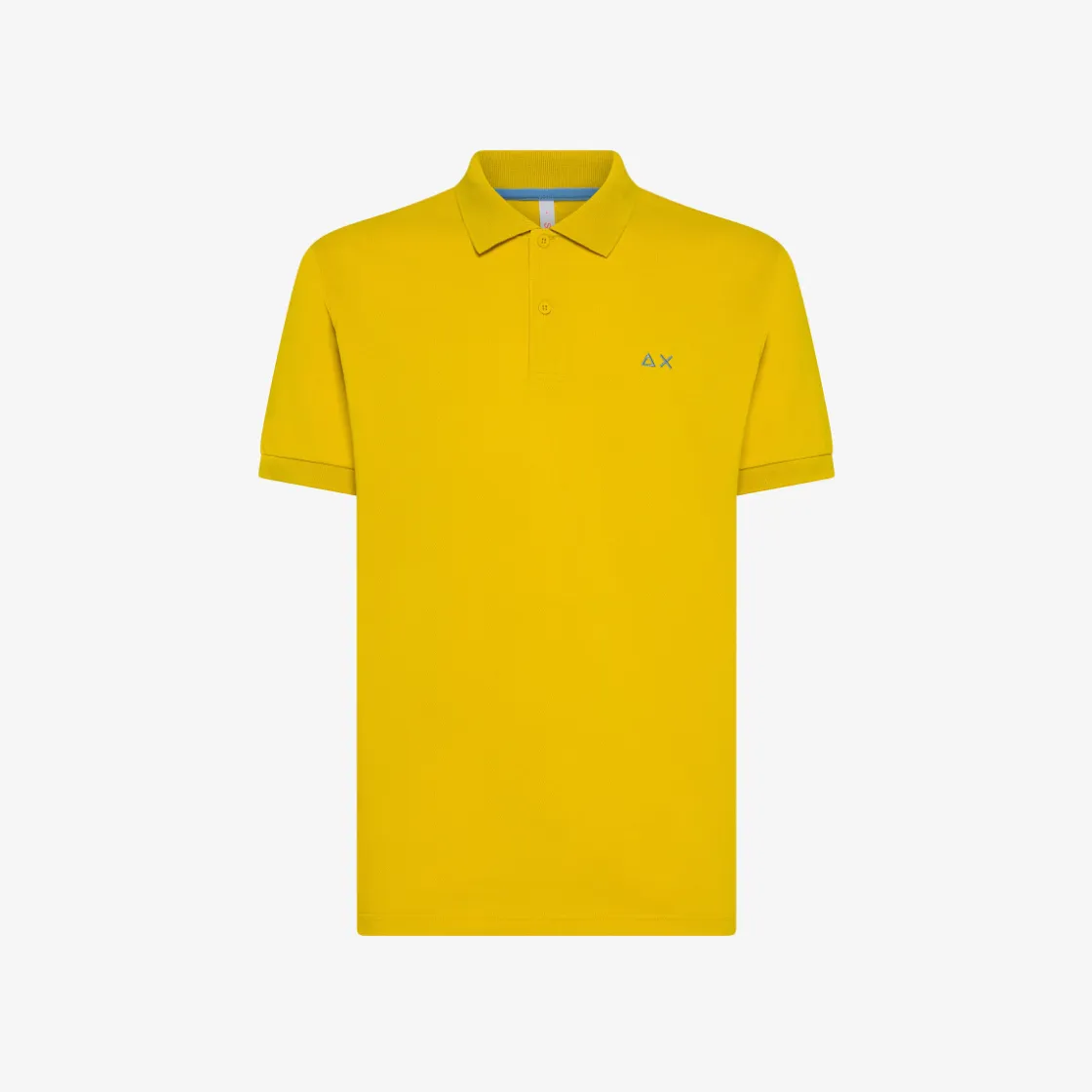 New Polo gialla con logo ricamato Uomo Polo