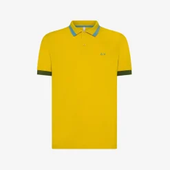 Clearance Polo gialla con maxi riga Bambino Polo
