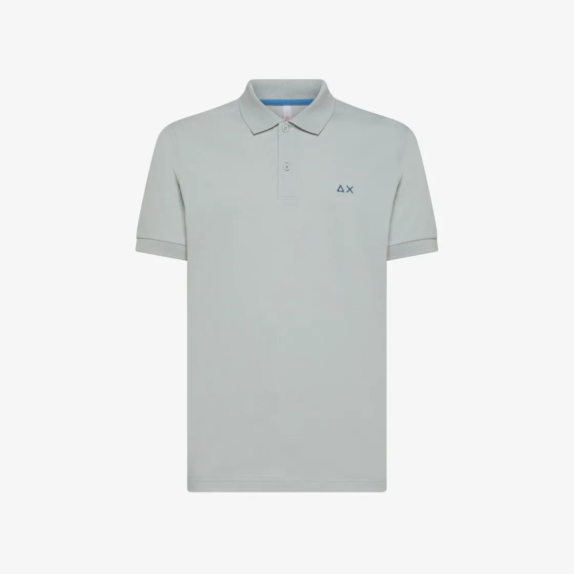Online Polo grigio chiaro con logo ricamato Uomo Polo