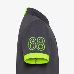 Outlet Polo inchiostro con bottoni fluo Bambino Polo