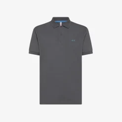 Sale Polo inchiostro con logo ricamato Uomo Polo