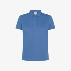 Best Polo in lino e cotone avio Donna Polo