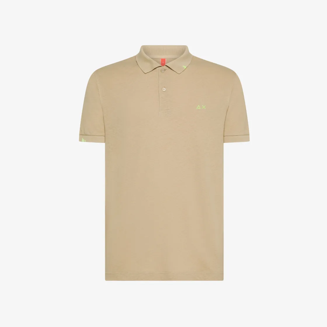 Online Polo in lino e cotone sabbia Uomo Beachwear Uomo