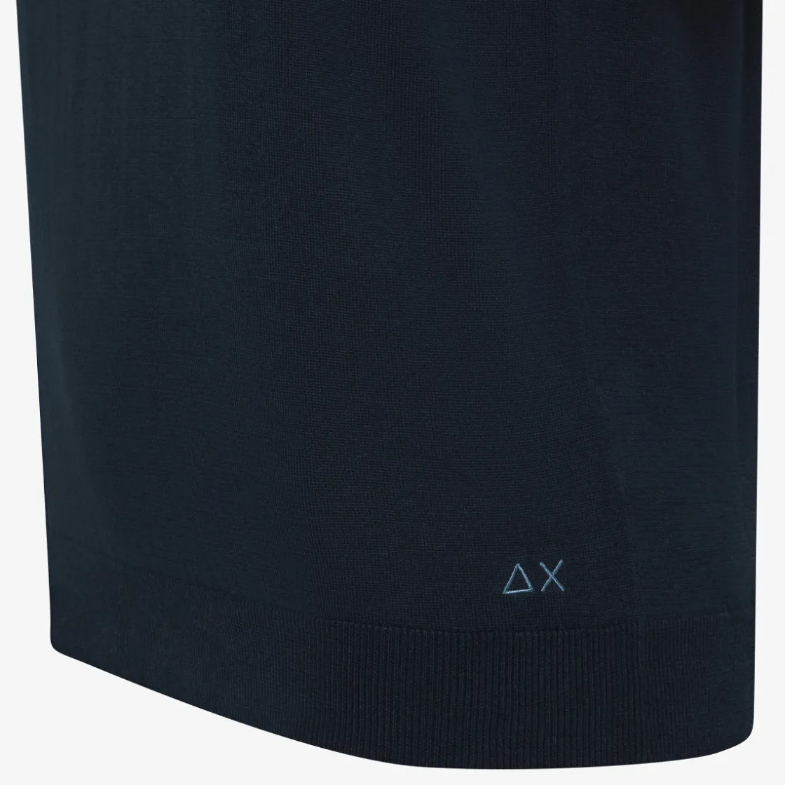 Fashion Polo in maglia di cotone blu navy Donna Maglie