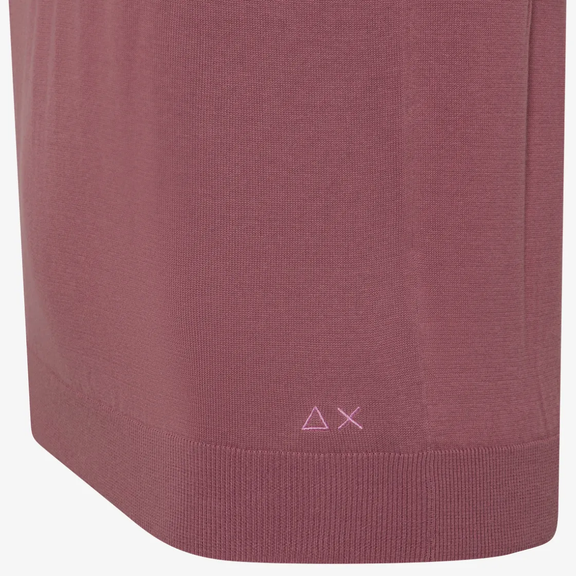 Hot Polo in maglia di cotone rosa scuro Donna Maglie