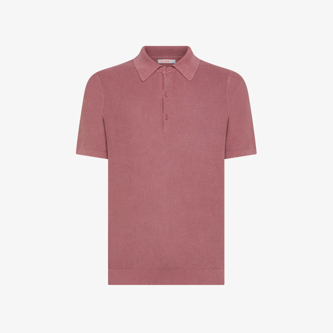 Best Polo in maglia di cotone rosa scuro Uomo Maglie