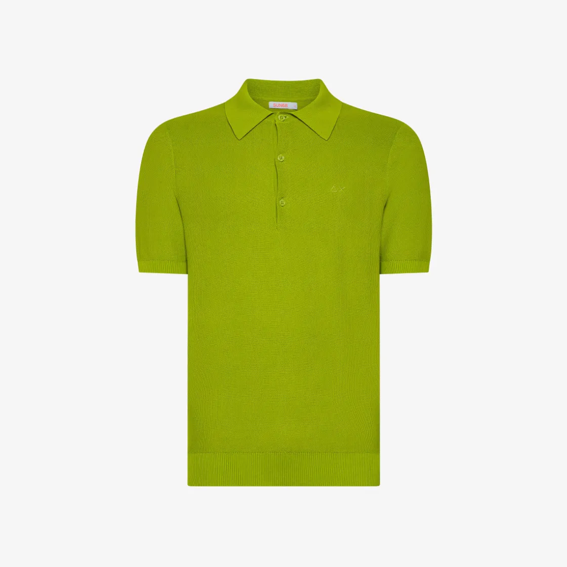 Clearance Polo in maglia di cotone verde oliva Uomo Maglie