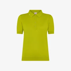 Best Polo in maglia di cotone verde oliva Donna Maglie