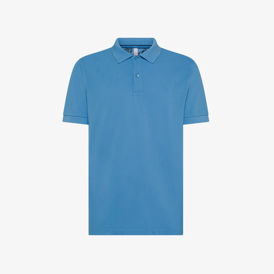Discount Polo in piquet di cotone avio Uomo Polo